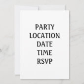 INVITATION DE LA BANDE DE MARIACHI (Dos)