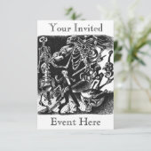 Invitation de la bande de Skeleton (Debout devant)