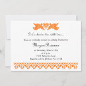 Invitation de la bannière Inséparable de Fiesta de (Devant)