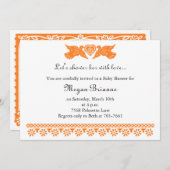 Invitation de la bannière Inséparable de Fiesta de (Devant / Derrière)