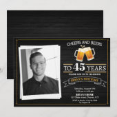 Invitation de la bière et des applaudissements pou (Devant / Derrière)