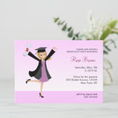 Invitation de la Blonde Graduation Party (Debout devant)