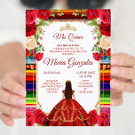 Invitation de la Bourgogne mexicaine Mis Quince<br><div class="desc">Bourgogne Mexicaine Mis Quince Invitation Mis Quince Anos,  15e anniversaire, </div>