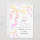 Invitation de la Bow 1er Anniversaire (Devant)