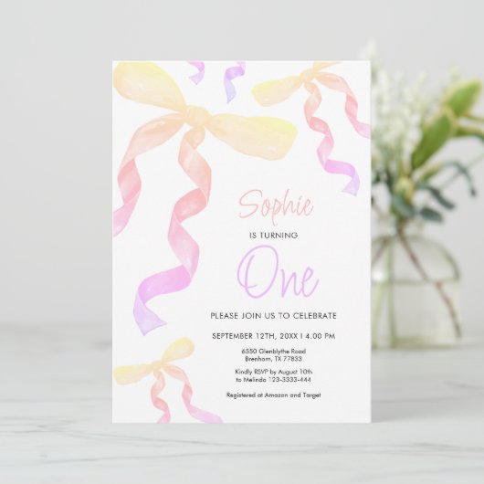 Invitation de la Bow 1er Anniversaire (Debout devant)