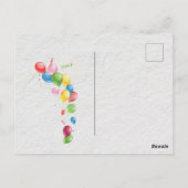 Invitation de la carte d'anniversaire 80e (Dos)