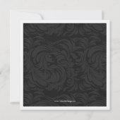 Invitation de la carte de Noël (Dos)