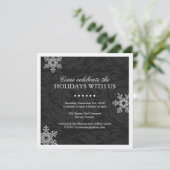 Invitation de la carte de Noël (Debout devant)