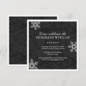 Invitation de la carte de Noël (Devant / Derrière)