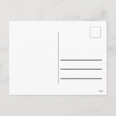 Invitation de la carte Mariage florale (Dos)