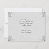 Invitation de la carte Mariage Merci Tulip Spring (Dos)