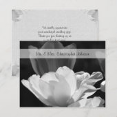 Invitation de la carte Mariage Merci Tulip Spring (Devant / Derrière)