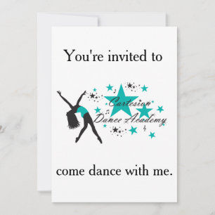 Invitation de la Cartesion Dance Party
