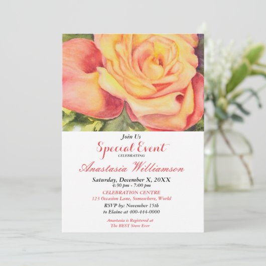 INVITATION DE LA CÉLÉBRATION DU DÎNER (Debout devant)