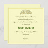 invitation de la célébration muslienne de la récit (Devant / Derrière)