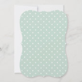 Invitation de la Cérémonie de désignation du bébé (Dos)