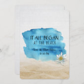 Invitation de la cérémonie de renouvellement de Vo (Devant / Derrière)