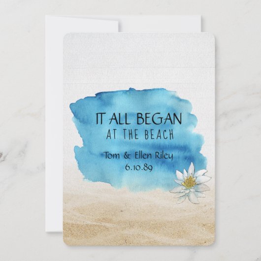 Invitation de la cérémonie de renouvellement de Vo (Devant)