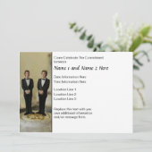 Invitation de la cérémonie d'engagement (Debout devant)