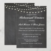 Invitation de la cérémonie du dîner de mariage (Devant / Derrière)