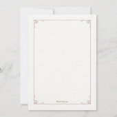 Invitation de la chaise à rocher (Dos)