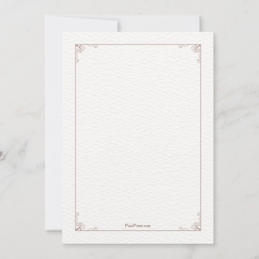 Invitation de la chaise à rocher (Dos)