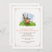 Invitation de la chaise à rocher (Devant / Derrière)