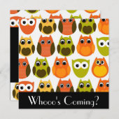 Invitation de la chouette (Devant / Derrière)