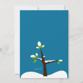 Invitation de la Chouette d'Hiver (Dos)