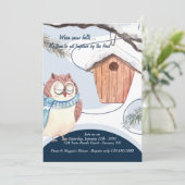 Invitation de la Chouette d'hiver (Debout devant)