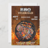 invitation de la circulaire de pique-nique bbq (Devant)