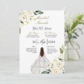 Invitation de la coiffeuse blanche (Debout devant)