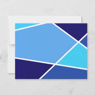 Invitation de la collection de couleurs Blue Janai