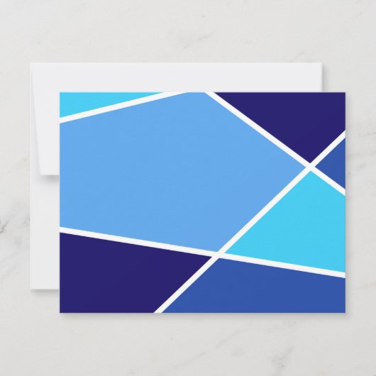 Invitation de la collection de couleurs Blue Janai (Devant)