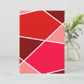 Invitation de la collection de couleurs Red JanaiC (Debout devant)