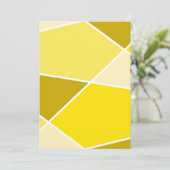 Invitation de la collection de couleurs Yellow Jan (Debout devant)