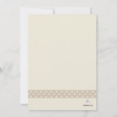 Invitation de la colombe de cooing (Dos)