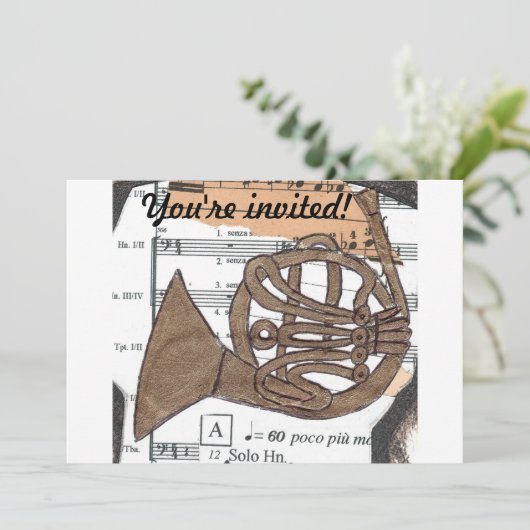 Invitation de la corne (Debout devant)