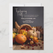Invitation de la Corne de Thanksgiving (Devant)
