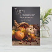 Invitation de la Corne de Thanksgiving (Debout devant)
