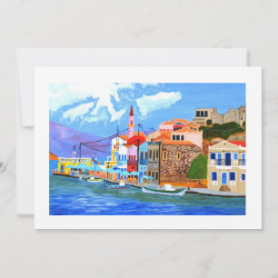 Invitation de la côte grecque