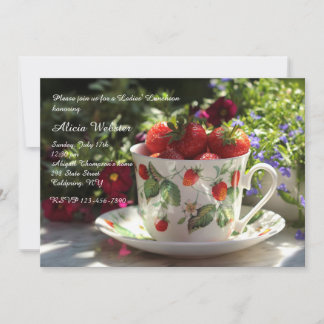 Invitation de la coupe des fraises