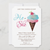 Invitation de la crème glacée (Devant)