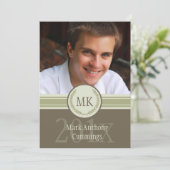 Invitation de la crête de diplôme (Debout devant)