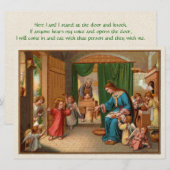 Invitation de la cuisine de la Sainte Famille (Devant / Derrière)