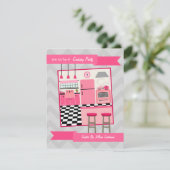 Invitation de la Cuisine Retro Pink Kitchen (Debout devant)