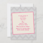 Invitation de la Cuisine Retro Pink Kitchen (Dos)