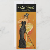 Invitation de la Dame Champagne de la fête du Nouv (Devant)