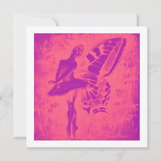 Invitation de la danseuse fée (Devant)