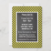 Invitation de la date de jeu d'été (Dos)